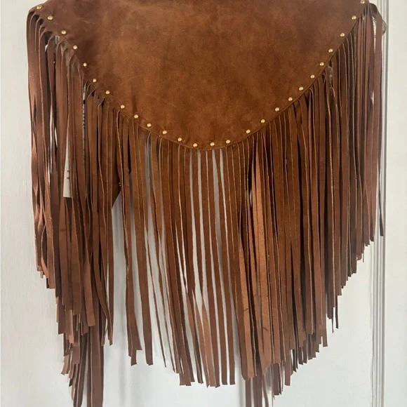 Vintage suede shawl - Picture 5 of 7